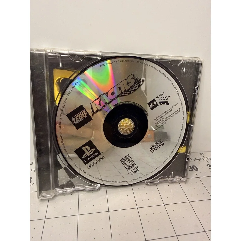 LEGO Racers PS1 Original Black Label Tested Game Disc & Case (No Artwork/Manual)
